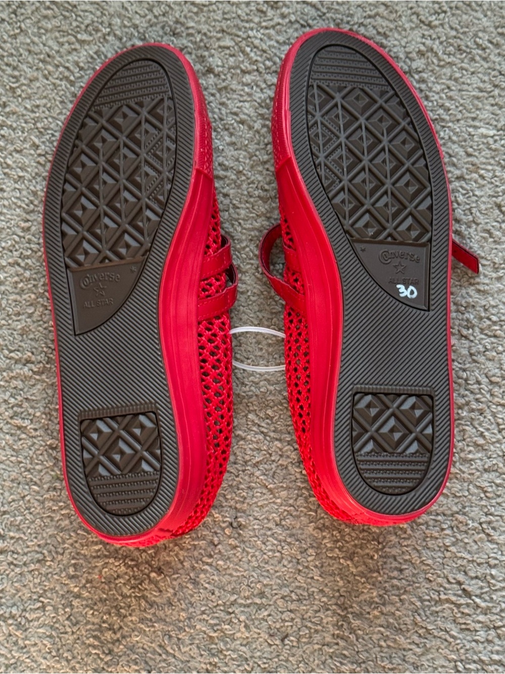 Chuck Taylor All Star Dainty Mary Jane Knit Red Sneakers - Picture 4 of 5